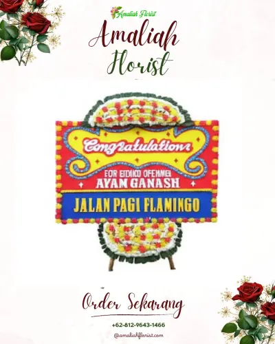 Bunga Papan Congratulation di Margaasih